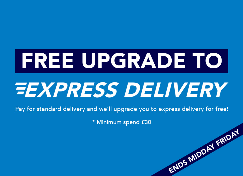 Free upgrade to express delivery when you spend £30 or more.